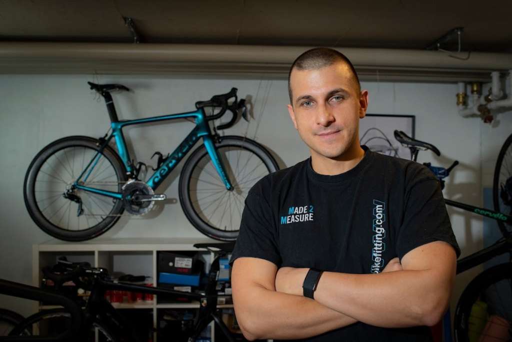 Cycling esports coach Alex Coh