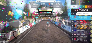 2024 UCI Cycling Esports World Championship Semi-final race report - Hayden Pucker