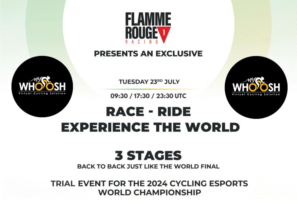 2024 UCI Cycling Esports World championship course recon test event