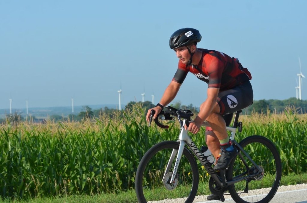 Elite Cyclist Hayden Pucker Road Racing