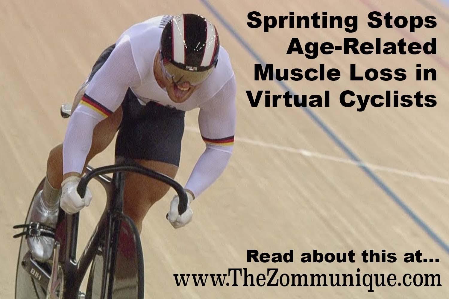 Sprinting stops age related muscle loss in cyclists