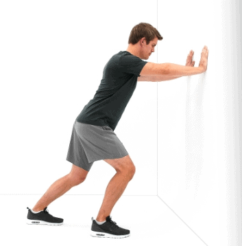 runner's stretch with bent knee