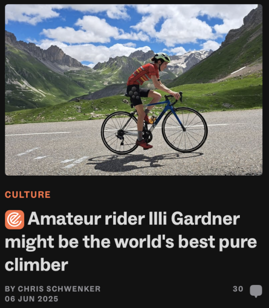 Amateur rider Illi Gardner might be the world's best pure climber on Escape Collective
