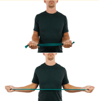 elastic band shoulder external rotation exercise Carpal Tunnel Syndrome When Cycling