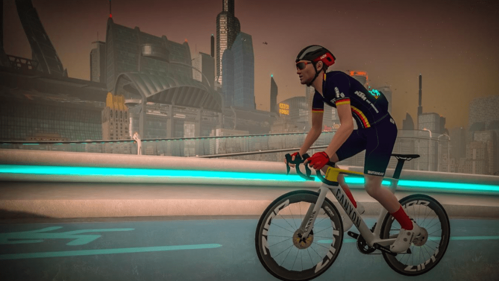 Zwift Riding