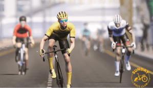 cycling esports platform MyWhoosh Sunday race club