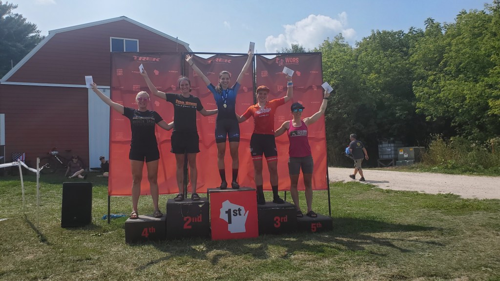 Elite Cyclist Gabriela Guerra Mountain Bike Win