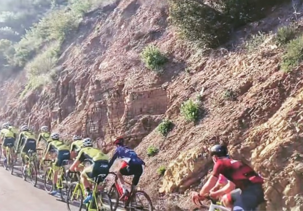 Elite Cyclist Hayden Pucker Climbing