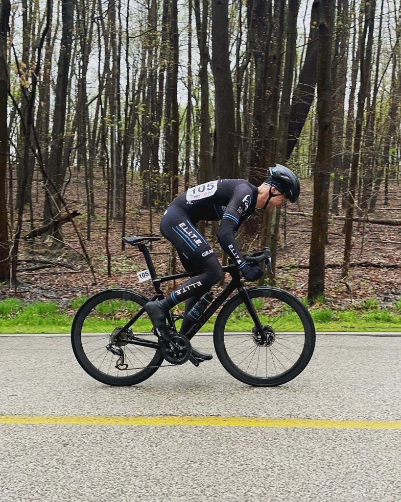 Elite Cyclist Tom Corrigan Out of the Saddle