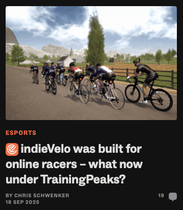 Escape Collective TrainingPeaks Virtual