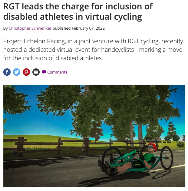 Freelance Publication Cycling News 2-7-22