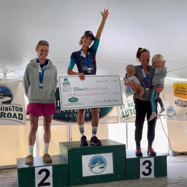 Cycling Esports Racers Win Mt. Washington - Kulchinsky on the podium