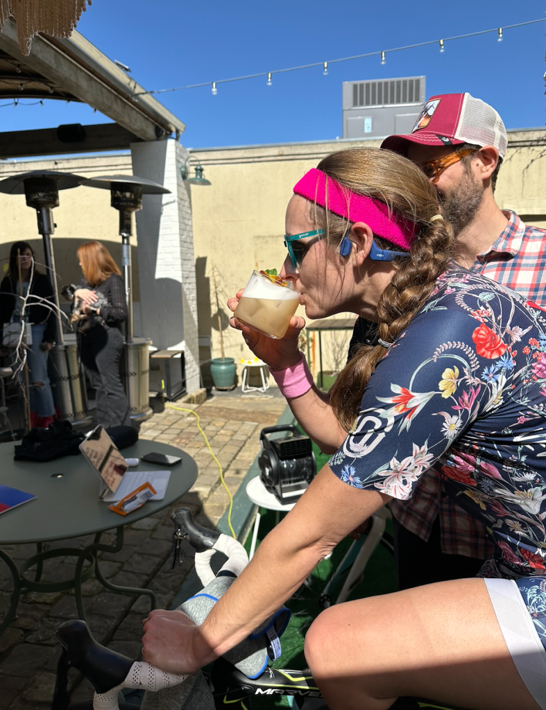 Live Community Virtual Cycling Racing - Cocktails While Racing