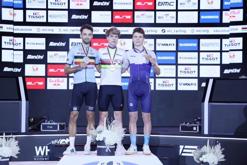 Peter Sagan Cycling Esports - World Championship Podium