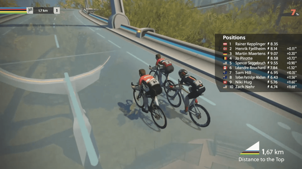 cyclist Martin Maertens during esports world championship