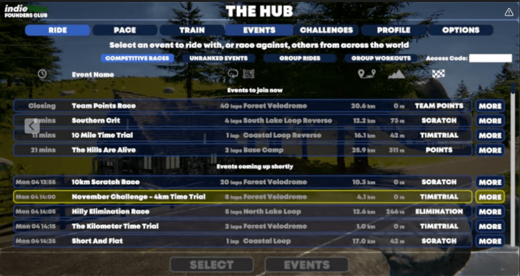 Training Peaks Virtual November Challenges