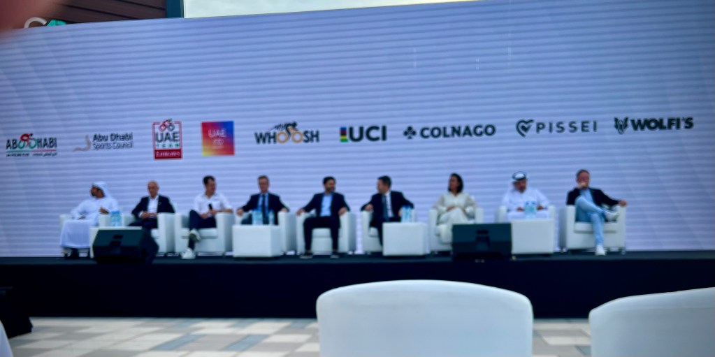 MyWhoosh x UCI Press Conference Panel