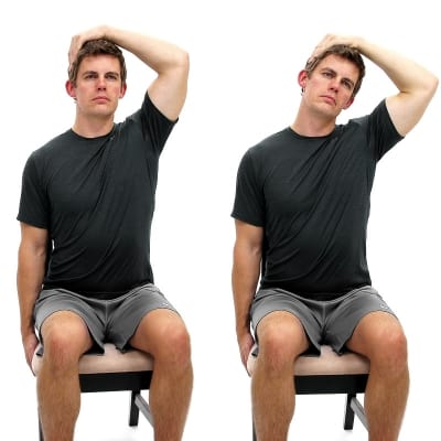 upper trapezius stretch exercise