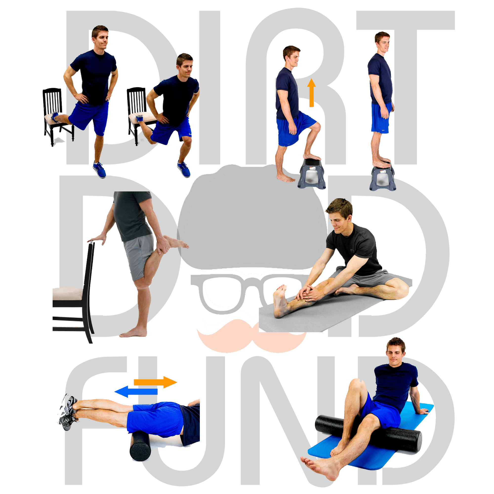 exercise program to address pain in the front of the knee when cycling