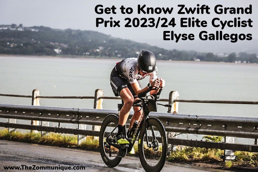 Elite Zwift cyclist Elyse Gallegos
