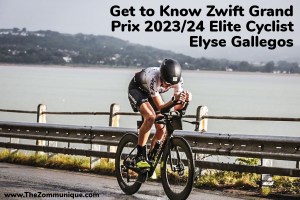 Elite Zwift cyclist Elyse Gallegos