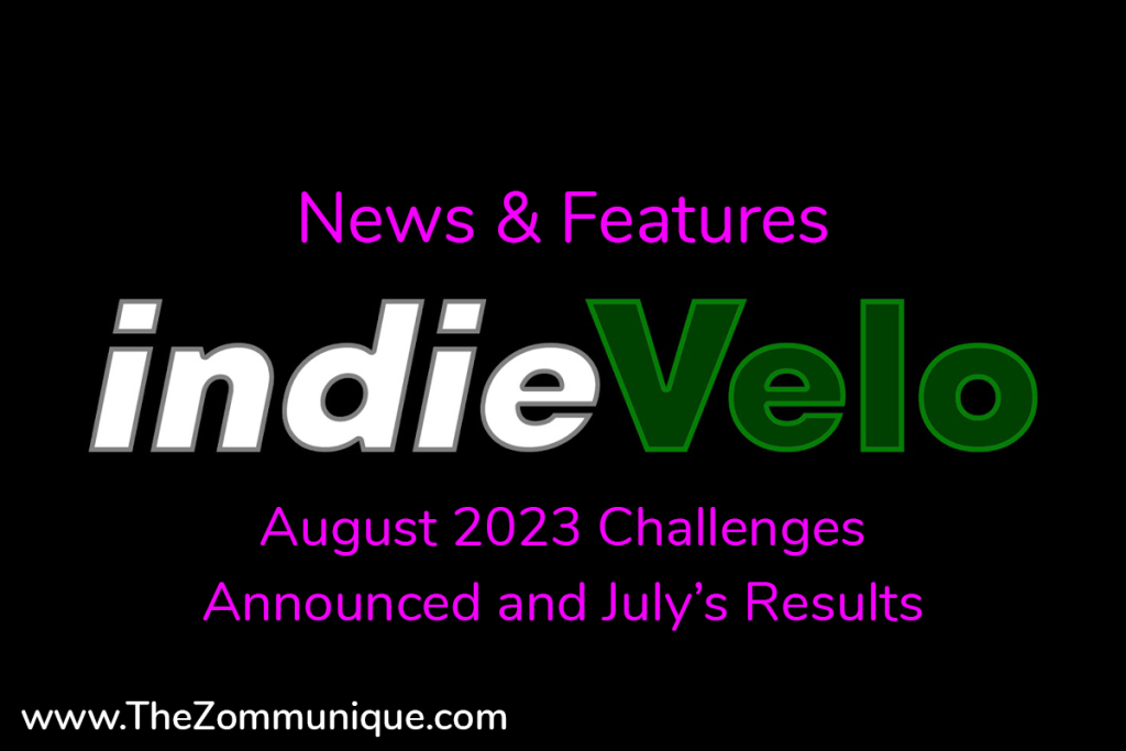 indieVelo August 2023 Challenges Announced