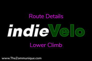 indieVelo Lower Climb Route Details