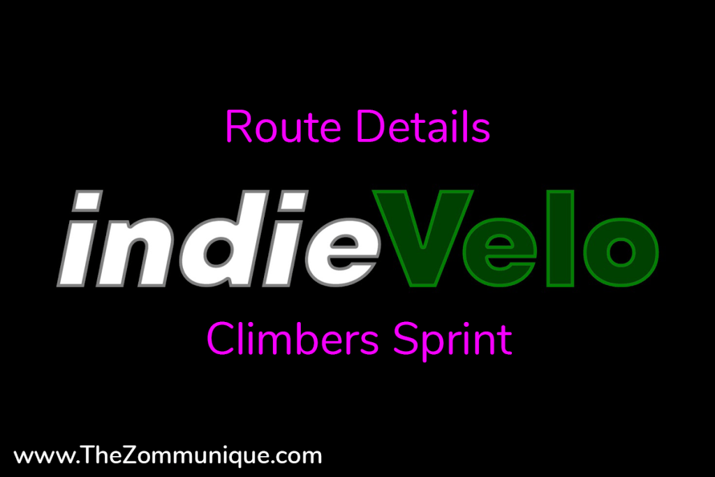indieVelo Route Descriptions Climbers Sprint