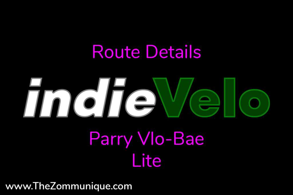indieVelo Route Descriptions Parry Vlo-Bae Lite