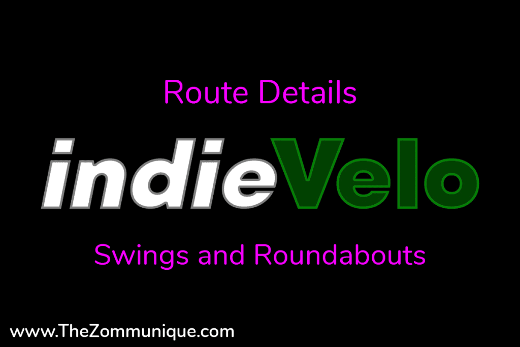 indieVelo Swing and Roundabouts Route Description