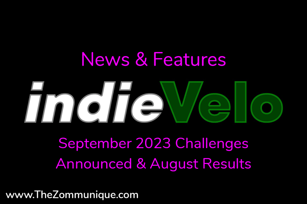 indieVelo September Challenge Announcement