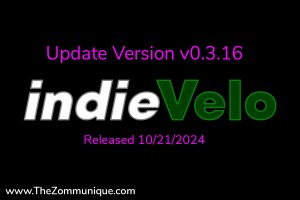 indieVelo Update v0.3.16