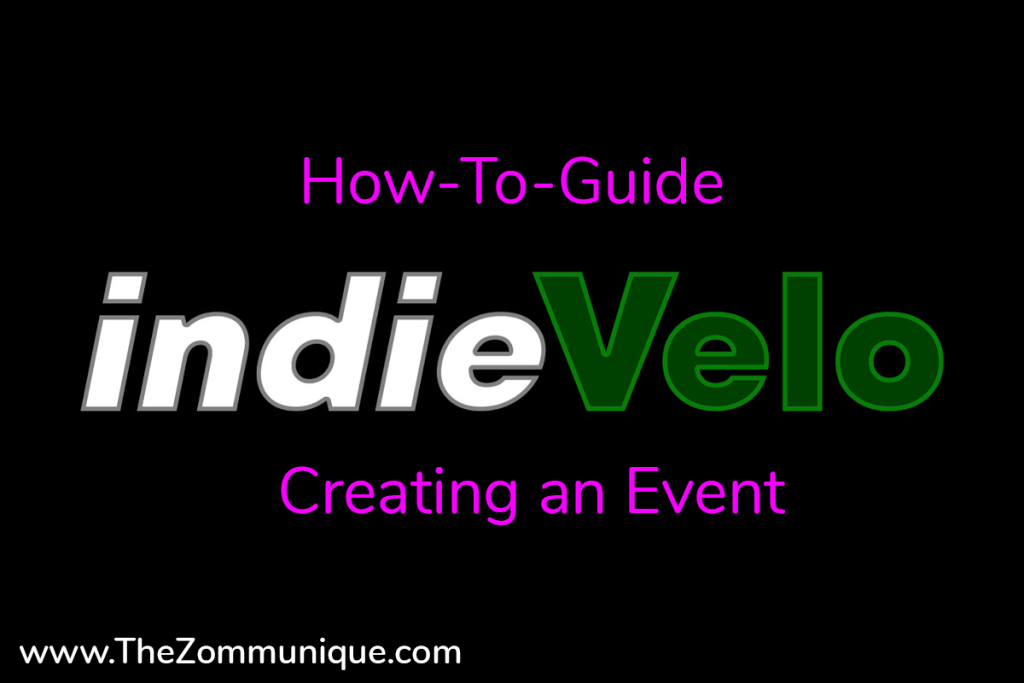 indieVelo how to guide creating an event featured image