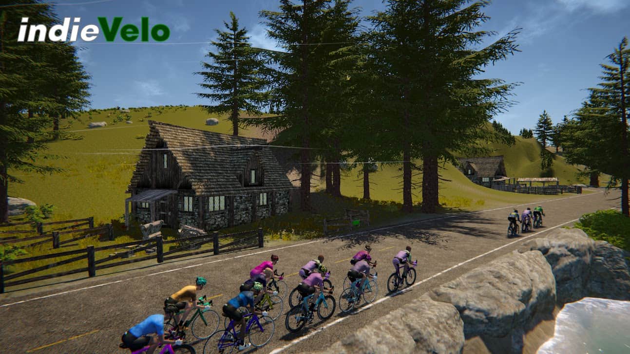indieVelo virtual cycling esports group of bikes