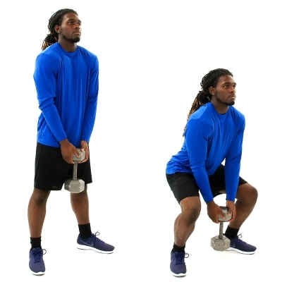 Home strength training for cyclists sumo squats